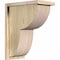 Ekena Millwork Crestline Rough Sawn Corbel w/Backplate, Douglas Fir, 8"W x 14"D x 18"H COR08X14X18CRE01RDF - alternate 1